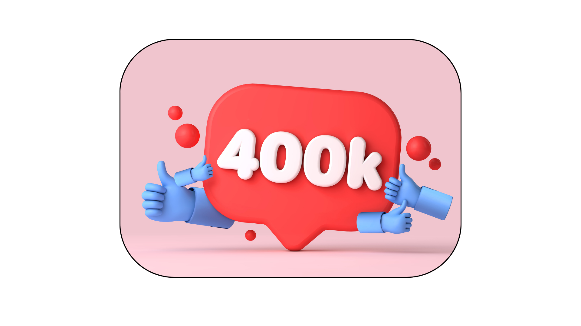 400k social engagement milestone